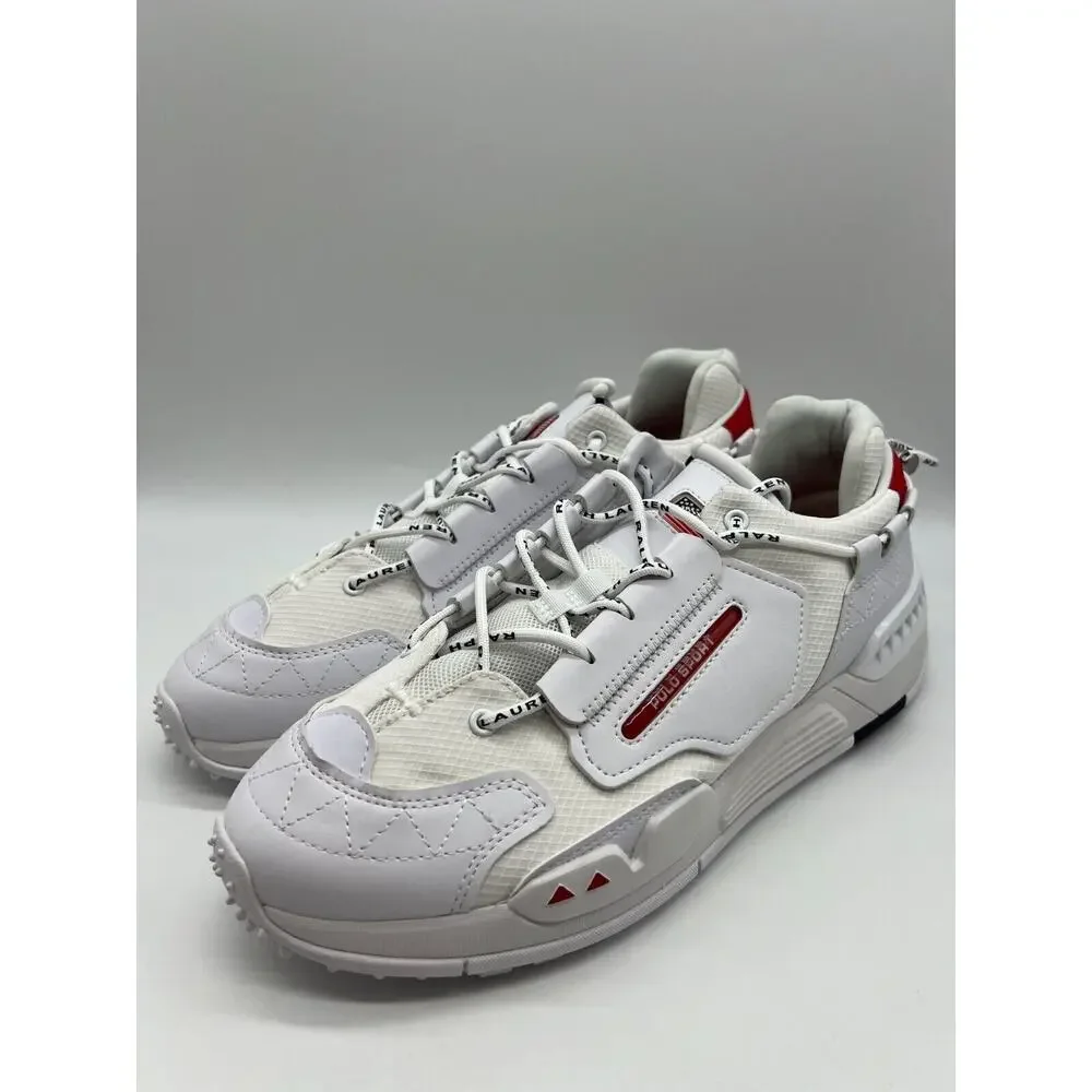 Polo Ralph Lauren Polo Sport PS200 SK LTL White Sneakers Men's Size 11.5